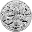 Stbrn investin mince Year of the Dragon Rok Draka Lunrn 2 Oz 2024
