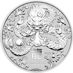 Stbrn investin mince Year of the Dragon Rok Draka Lunrn 5 Oz 2024