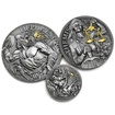 Edin set V. stbrnch minc srie Velk eck mytologie 2023 Antique Standard
