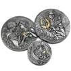 Edin set VI. stbrnch minc srie Velk eck mytologie 2024 Antique Standard