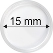 Plastové kapsle na mince o průměru 15 mm - 10 ks