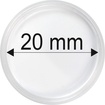 Plastové kapsle na mince o průměru 20 mm - 10 ks