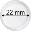 Plastové kapsle na mince o průměru 22 mm - 10 ks