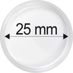 Plastové kapsle na mince o průměru 25 mm - 10 ks