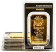 Argor Heraeus SA 50 gramů - Investiční zlatý slitek - Set 10 ks slitků