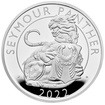 The Royal Mint 1 oz stbrn mince Seymour Panther - Royal Tudor Beasts 2022 Proof  Letn povrch - Royal Mint