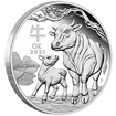 The Perth Mint 5 oz stbrn mince Silver Lunar III rok Bvola 2021 Perth Mint