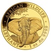 1 oz zlat mince Gold Somalia Elephant 2021 Bayerisches Hauptmnzamt