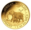 1 oz zlat mince Gold Somalia Elephant 2022 Bayerisches Hauptmnzamt