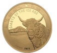 1 oz zlat mince Obi doby ledov - Pratur 2021 Proof Leipziger Edelmetallverarbeitung