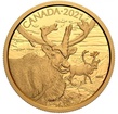 The Royal Canadian Mint Zlat mince 35g Canadian Wildlife - Karibu-Sob polrn 2021 - Proof - Royal Canadian Mint