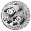 150g stbrn mince Panda Proof - letn povrch 2022 China Mint