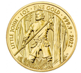 The Royal Mint 1 oz zlat mince Mal John - Mty a Legendy 2022 Royal Mint