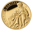 1 oz zlat mince Gold Queen's Virtues - Charita 2022 Proof - Svat Helena