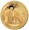 1 oz zlat mince UNA &amp; LEV 2022 Proof - Svat Helena