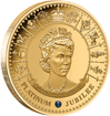 Zlat mince 1 oz Platinov Jubileum ELIZABETH II 2022 Proof - TOKELAU