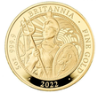 The Royal Mint 5 oz zlatá mince Gold Britannia  2022 PROOF - Royal Mint