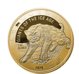 1 oz zlat mince Obi doby ledov - Tygr avlozub 2020 Proof Leipziger Edelmetallverarbeitung
