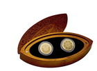 Sada 2 x 1/2 oz zlatch minc Whanau Marama 2021 PROOF - New Zealand Mint