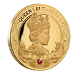 Zlat mince 1 oz ELIZABETH II - 95. narozeniny 2021 Proof s rubnem - NIUE