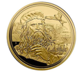 1 oz zlat mince LEONARDO DA VINCI 2021 - ICONS OF INSPIRATION - BU - Niue