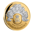 1 oz zlat mince  Krlovsk portrty Albta II. (Royal Portraits QUEEN ELIZABETH II.) 2020 PROOF - TOKELAU
