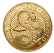 1 oz zlat mince India Wildlife - Kobra 2022 BU - Svat Helena