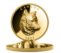 The Royal Canadian Mint Zlat mince 63,27g Timber Wolf 2022 Proof, Extra High Relief - Royal Canadian Mint