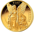 1 oz zlat mince Gold Queen's Virtues - Spravedlnost 2022 Proof - Svat Helena