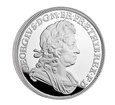 The Royal Mint 5 oz stbrn mince Krl Ji I - Britt monarchov 2022 PROOF - Royal Mint