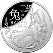 The Royal Australian Mint 1 oz stbrn mince Lunarn rok krlka PROOF, obloukov raba  2023  Royal Australian Mint