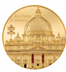 5 oz zlatá mince bazilika Sv. Petra Vatikán - Tiffany Art Metropolis - Proof, High Relief 2022 - CIT Coin Invest