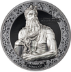 CIT Coin Invest Stbrn mince 3 oz Moj - Eternal Sculptures - Black Proof High Relief 2022 - Palau