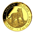 5 oz zlatá mince Gold Somalia Leopard 2022 PROOF - Bayerisches Hauptmünzamt