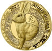 1/4 oz zlatá mince Lunar Rok Králíka PROOF 2023 –  Monnaie de Paris