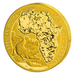 1 oz zlat mince  African Ounce - Krokodl Nilsk 2023 BU - Rwanda