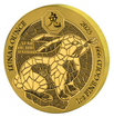 1 oz zlat mince  Lunar Ounce - Rok Krlka 2023 BU - Rwanda