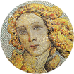 3 oz stbrn mince Zrozen Venue Botticelli (GREAT MICROMOSAIC PASSION) - Proof, High Relief 2017 - CIT Coin Invest