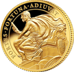 1 oz zlat mince Gold Queen's Virtues - Odvaha 2022 Proof - Svat Helena