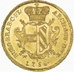 Zlat mince 2 Souverains dor 1758 Vde - 11,08 g - Mincovna Vde