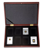Volterra Dřevěná originální kazeta na 8 zlatých slitků v blisterovém obalu