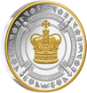 1 oz stbrn mince Krl Charles III. - Korunovace 2023 PROOF, pozlacen - NIUE