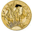 1 oz zlat mince bohyn svitu s - Starovk bohyn 2023 Proof - Svat Helena
