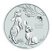 The Perth Mint 1 kg stbrn mince Lunrn srie III rok krlka 2023 - Perth Mint