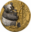 Zlat mince 1 oz Edition Signature dOr - Panda 2023 PROOF, HIGH RELIEF, Bimetal 2023  P. De Greef Mauquoy Mint