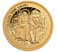 1 oz zlat mince UNA &amp; LEV 2023 Proof - Svat Helena