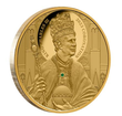 1 oz zlat mince Krl Charles III. - Korunovace 2023 PROOF, se smaragdem - NIUE