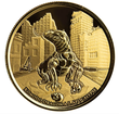1 oz zlat  mince Komodo Dragon AI Apocalypse 2022 PROOF - Scottsdale Mint