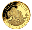 5 oz zlatá mince Gold Somalia Leopard PROOF 2023 Bayerisches Hauptmünzamt