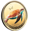 1 oz zlat  mince EC8 Montserrat 2022 PROOF, barevn proveden - Scottsdale Mint